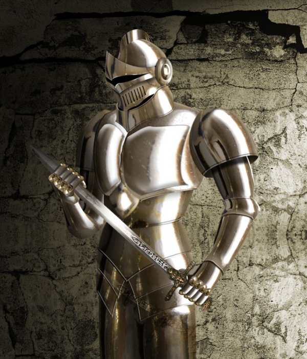 Creation of Knight in Armor: Step 4